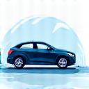 Icon representing exterior car wash service